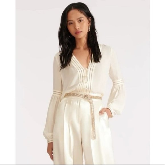 Veronica Beard Tops - Veronica Beard Yumi Silk Blouse